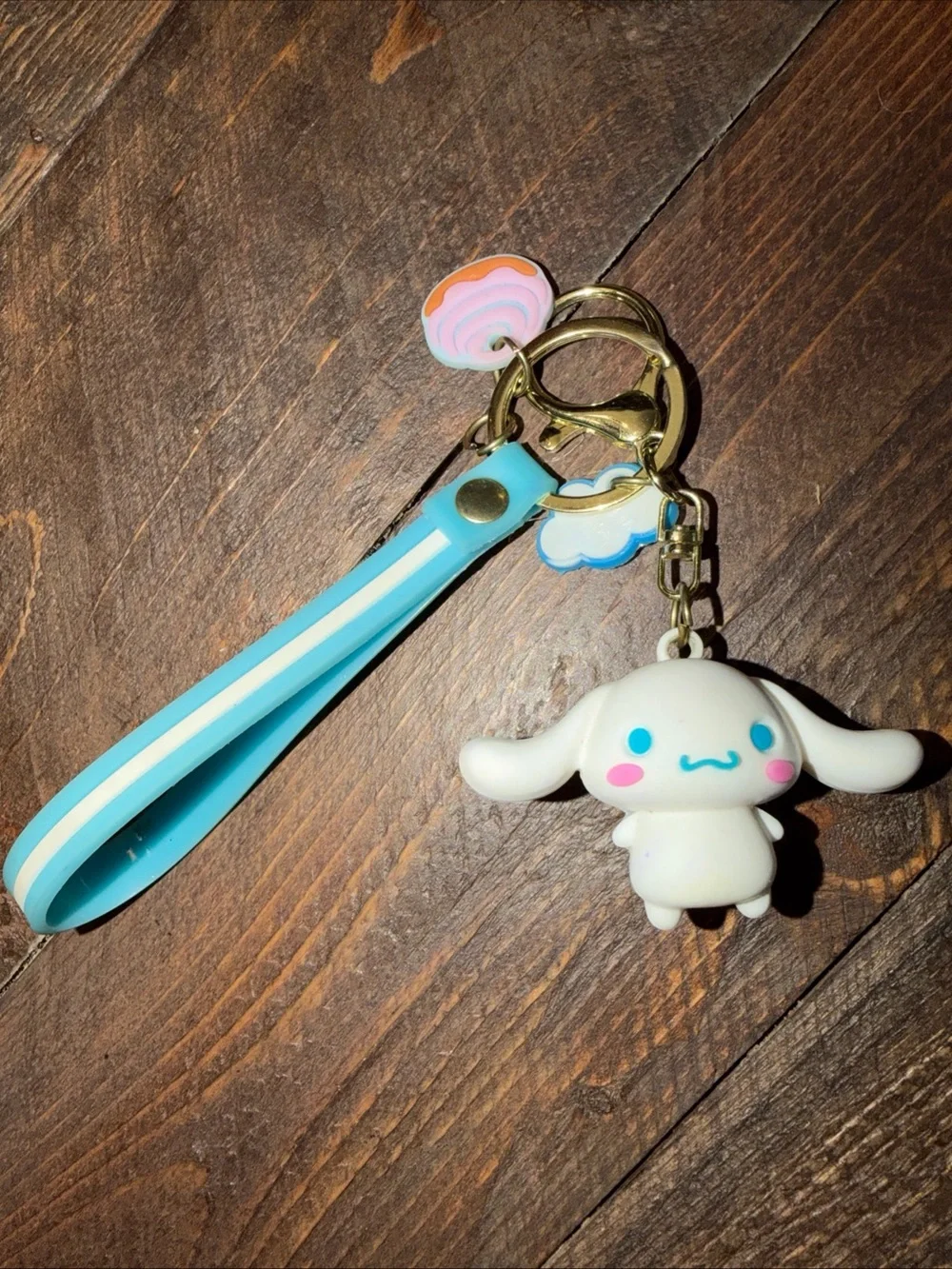 Sanrio Cinnamoroll 3D Key Chain Japan NEW Sanrio Characters Wristlet Charms GUC